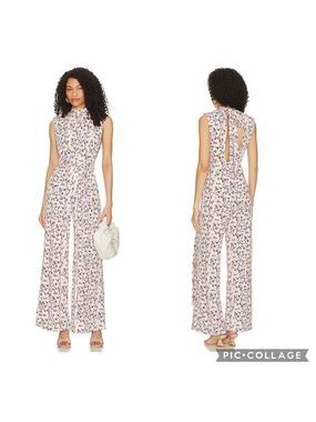 Free People Floral Jumpsuit - Multicolor
